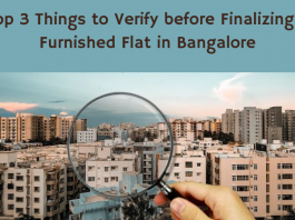 furnished flat in Bangalore