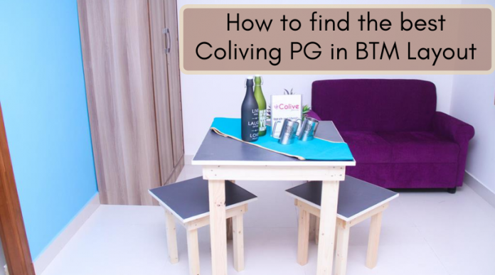 Coliving PG in BTM Layout