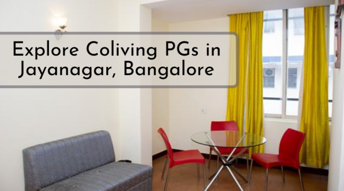 Coliving PGs in Jayanagar