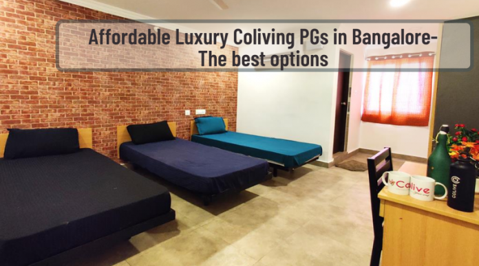 Affordable luxury coliving PGs in Bangalore