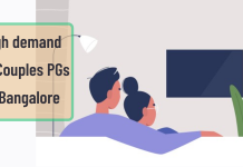 High demand of couples PGs in Bangalore Couples PGs in Bangalore