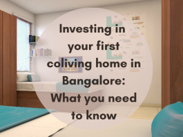 First home investment in Bangalore