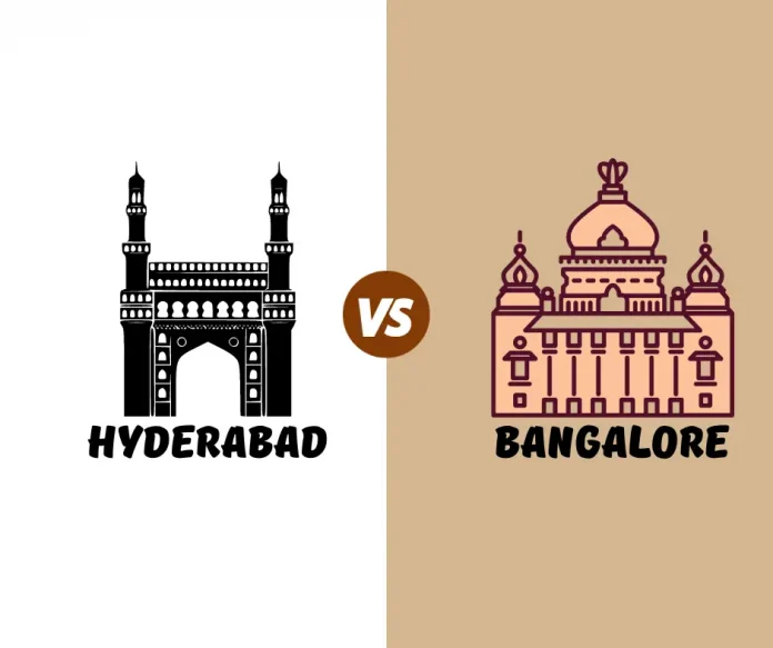 Hyderabad vs bangalore