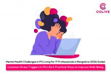 Mental Health Challenges in PG Living for IT Professionals in Bangalore (And How to Reduce Them)