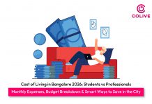 Coliving Cost Bangalore 2026: Rent, Fees & Expenses
